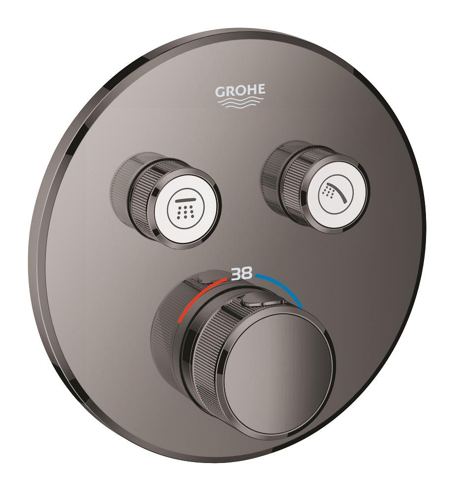 Встраиваемый термостатический смеситель для ванны 1 выход S.Control Grohe Hard Graphite - 29119A00