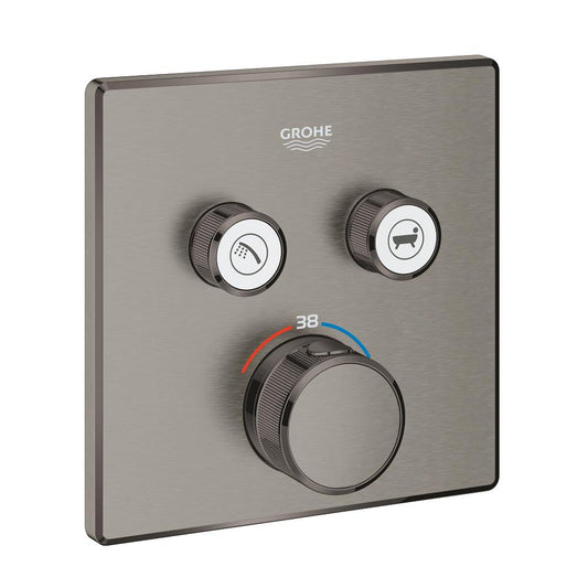 Grohe Grohtherm  Smart Control Çift Valfli Akış Kontrollü, Ankastre Termostatik Duş Bataryası - 29124AL0