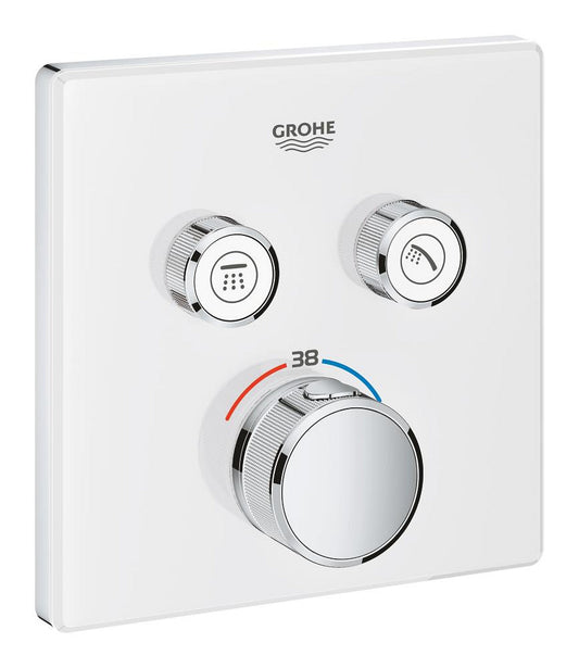Grohe Grohtherm  Smart Control Çift Valfli Akış Kontrollü, Ankastre Termostatik Duş Bataryası - 29156LS0
