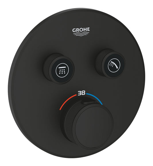 Grohe Grohtherm  Smart Control Çift Valfli Akış Kontrollü, Ankastre Termostatik Duş Bataryası - 29507KF0