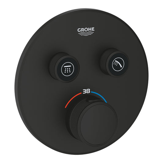 Grohe Grohtherm  Smart Control Çift Valfli Akış Kontrollü, Ankastre Termostatik Duş Bataryası - 29507KF0