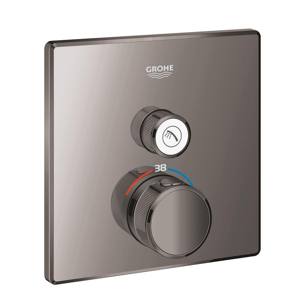 Grohe Grohtherm ذكي Control مفرد بصمام تدفق بتحكم, مدفون ثرموستاتي دش خلاط - 29123A00