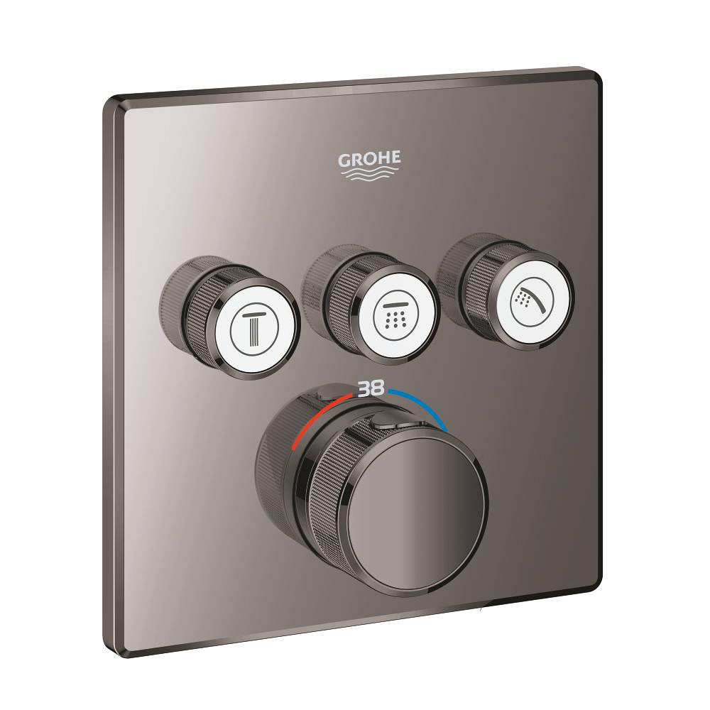 Встраиваемый термостатический смеситель для душа Grohtherm Smart Control с тремя вентилями, регулировка потока - 29126A00