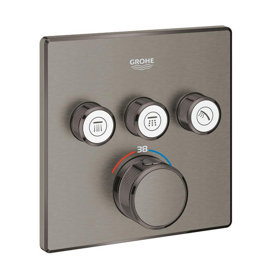 Grohe Grohtherm  Smart Control Üç Valfli Akış Kontrollü, Ankastre Termostatik Duş Bataryası - 29126AL0