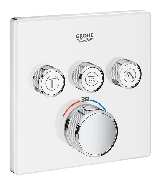 Grohe Grohtherm  Smart Control Üç Valfli Akış Kontrollü, Ankastre Termostatik Duş Bataryası - 29157LS0