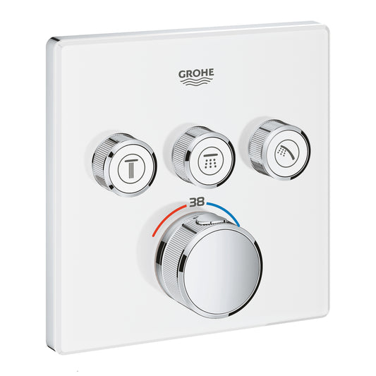 Grohe Grohtherm  Smart Control Üç Valfli Akış Kontrollü, Ankastre Termostatik Duş Bataryası - 29157LS0