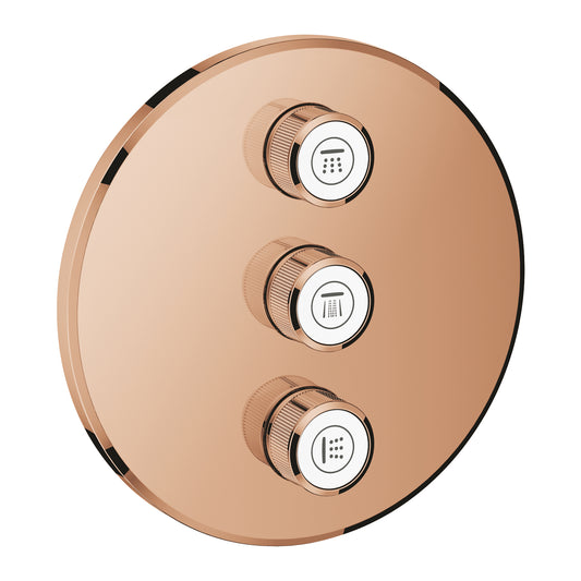 Grohe Grohtherm Intelligent Control Üç avec vanne débit contrôlé commande - 29122DA0