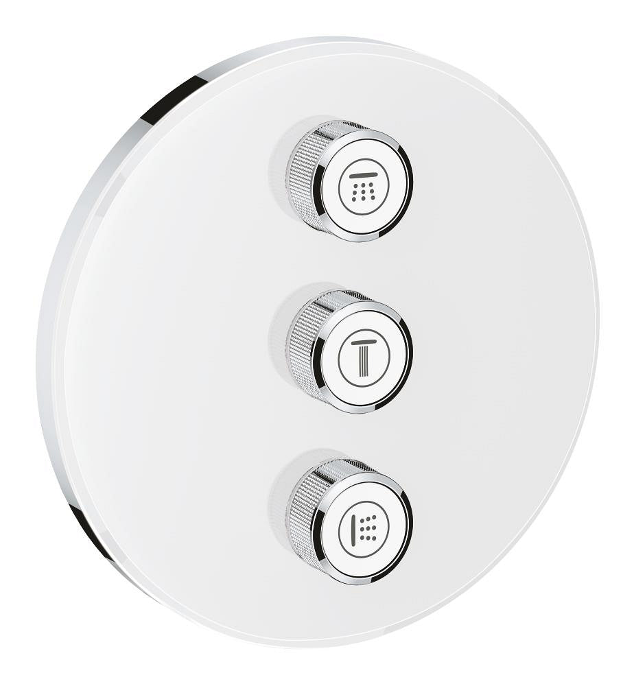 وحدة تحكم بثلاث نقاط مع تحكم بالتدفق Grohe Grohtherm Smart Control - 29152LS0