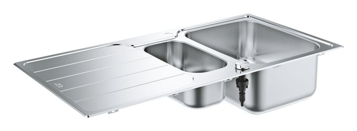 حوض مطبخ Grohe K500 مع مجفف أطباق من الفولاذ المقاوم للصدأ - 31572SD1
