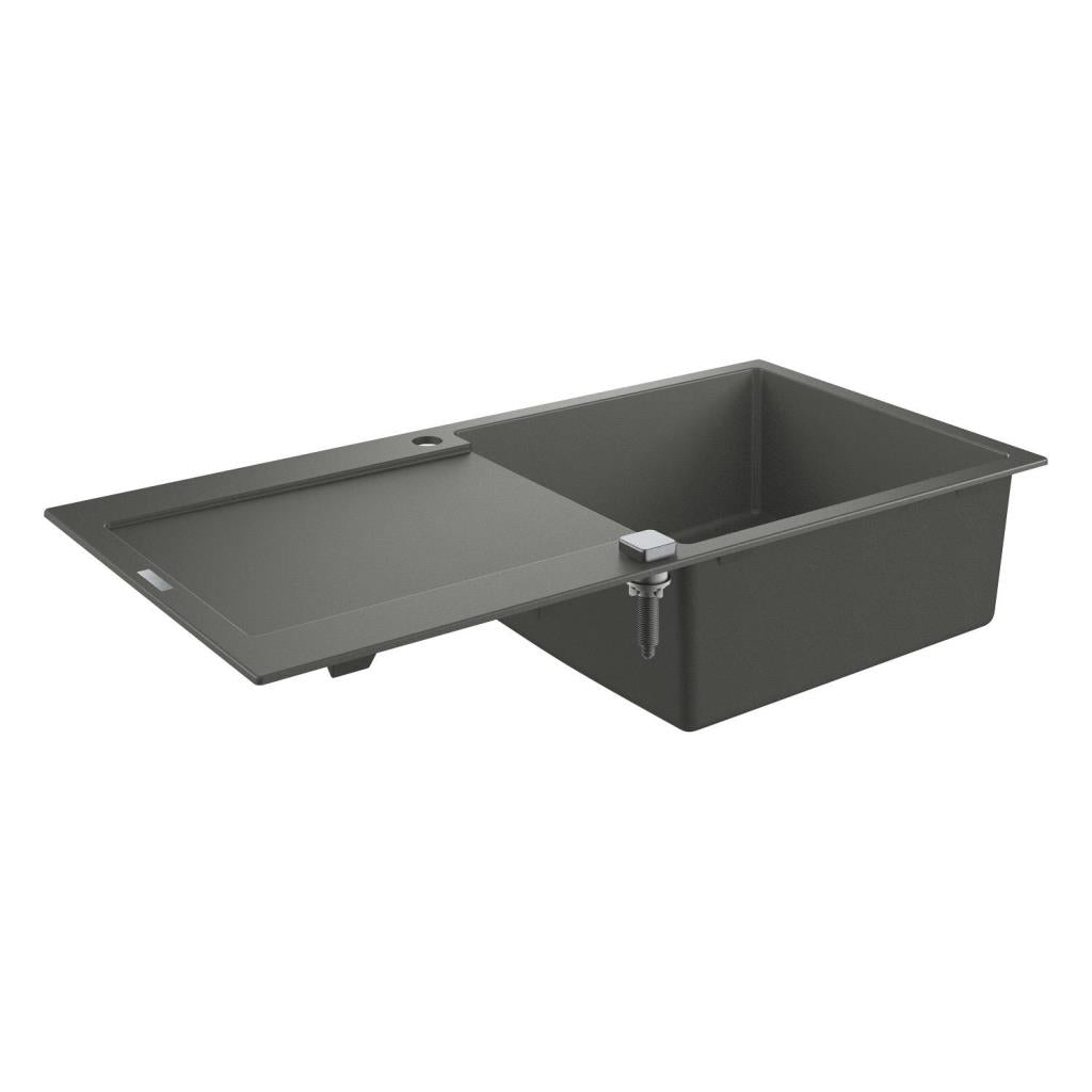 Grohe K500 Kuvars Kompozit Eviye 60 -C 100/50, Granit Siyah Rengi - 31646AP0