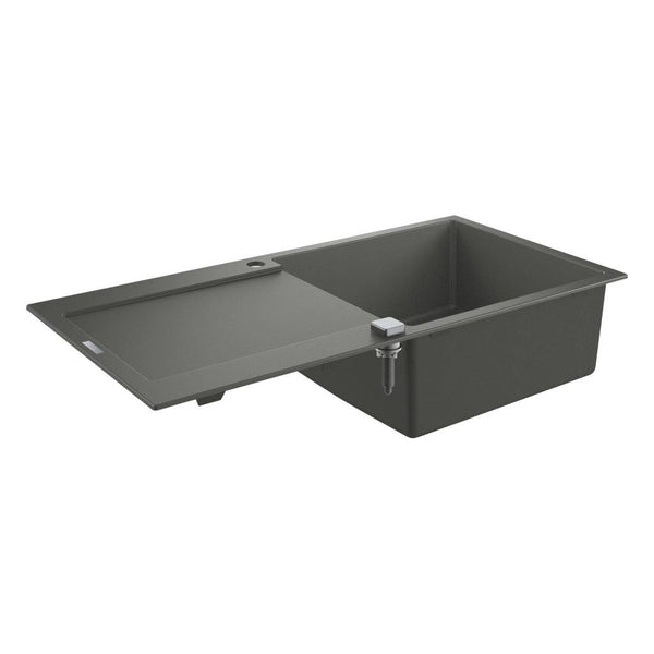 Grohe K500 Kuvars Kompozit Eviye 60 -C 100/50, Granit Siyah Rengi - 31646AP0