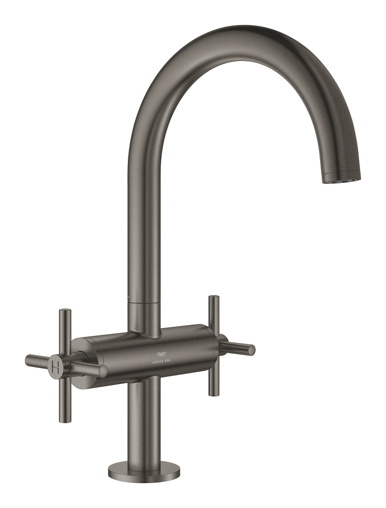 Mitigeur de lavabo Grohe Atrio taille L brossé Hard Graphite - 21144AL0