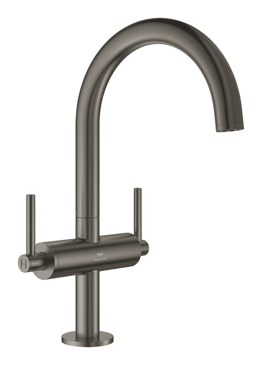 Grohe Lavabo Bataryası Atrio L Boyut Brushed Hard Graphite - 21145AL0
