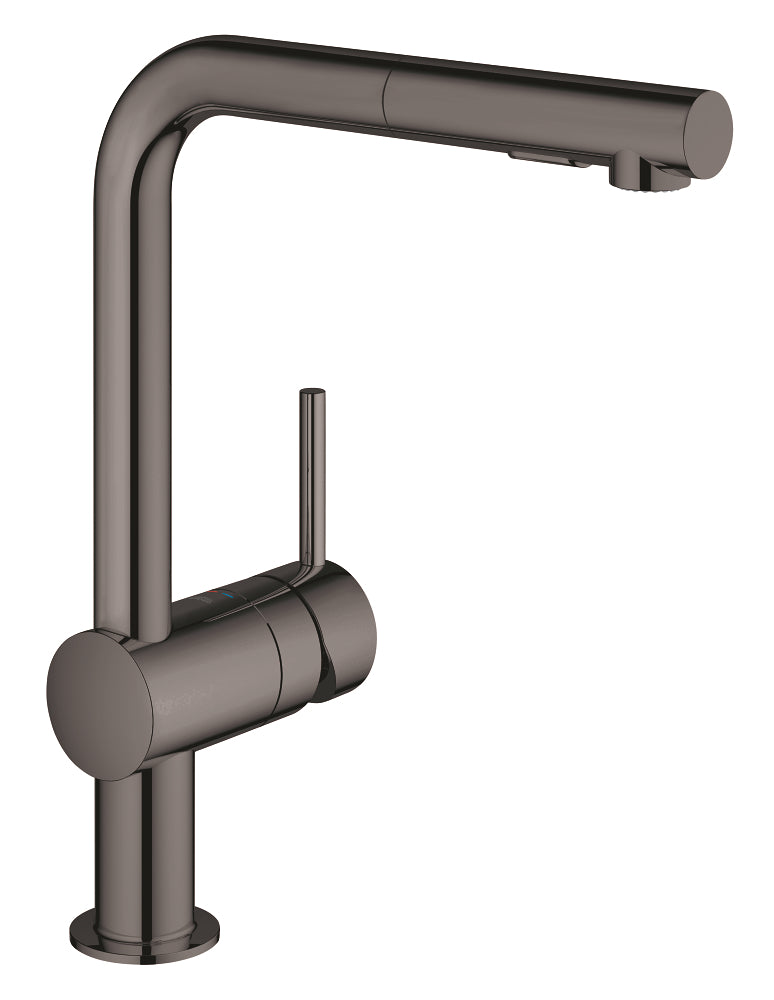 Однорычажный смеситель для кухни Grohe Minta, Hard Graphite - 30274A00