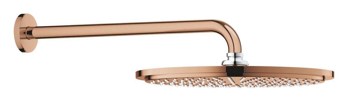 Верхний душ с держателем Grohe Rainshower Cosmopolitan 38 см Warm Sunset - 26066DA0