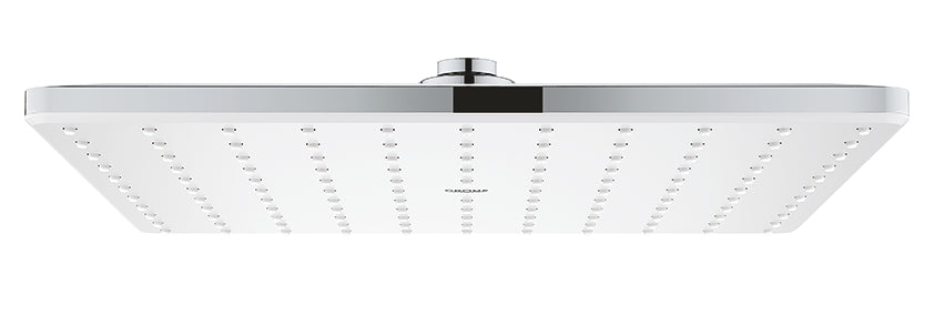 دش علوي Grohe Rainshower Mono 310 Cube بتدفق واحد، كروم-أبيض - 26568LS0