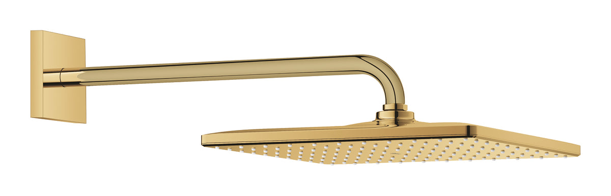 طقم دش علوي Grohe Rainshower Mono 310 Cube 422 مم، تدفق واحد، بتشطيب Cool Sunrise – 26564GL0