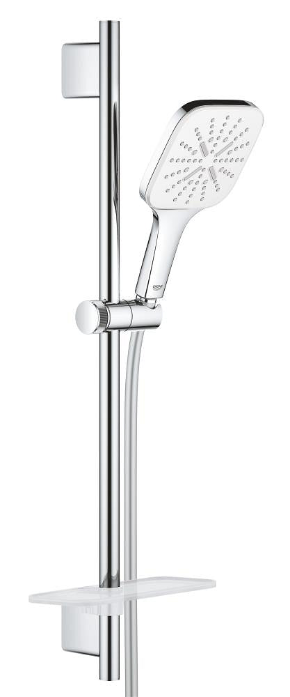 Ensemble de douche coulissant Grohe Rainshower Smart Active 130 Cube à 3 jets - 26584LS0