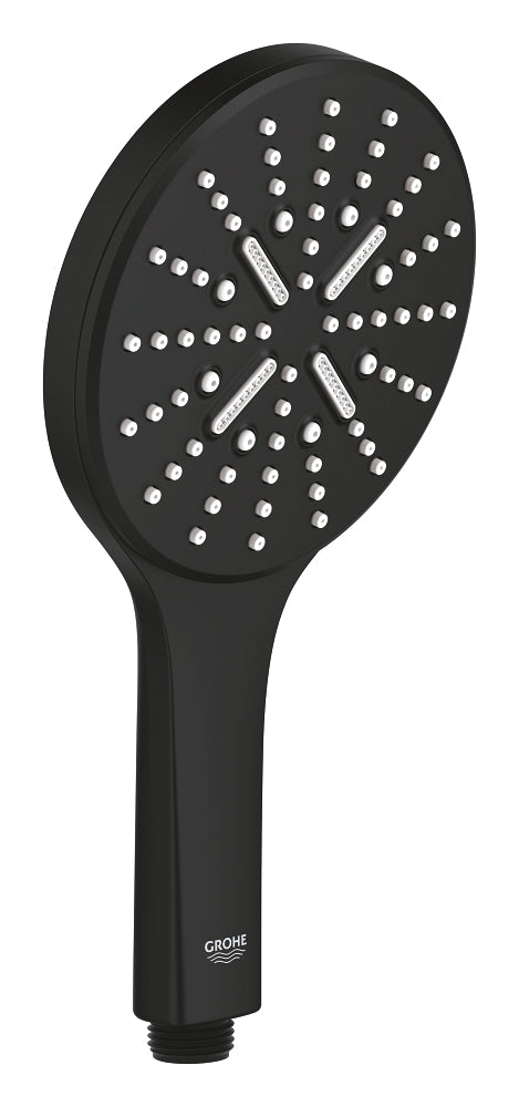 Douchette à main Grohe 3 jets 13 cm SmartActive noire mate - 22127KF0
