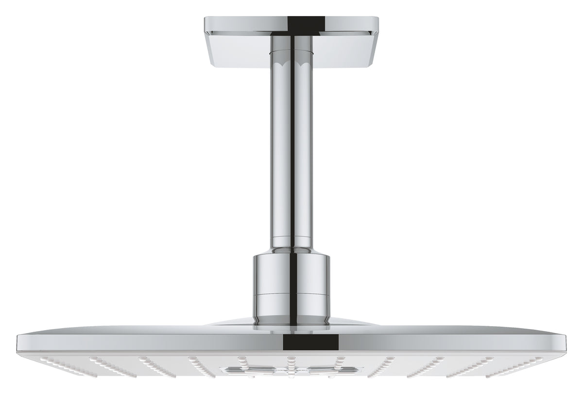 Grohe Rainshower Smartactive 310 Cube ensemble de douche de tête 142 mm, 2 jets, chrome-blanc - 26481LS0
