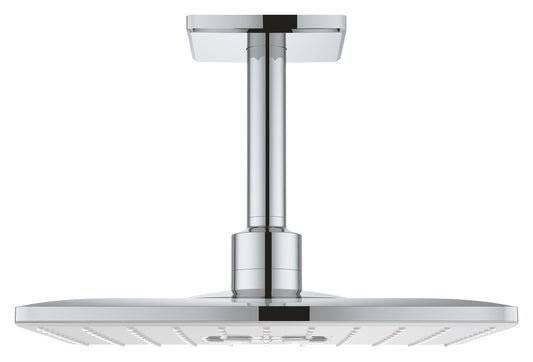 Grohe Rainshower Smartactive 310 Cube Tepe Duşu Seti 142 Mm, 2 Akışlı, Krom-Beyaz- 26481LS0
