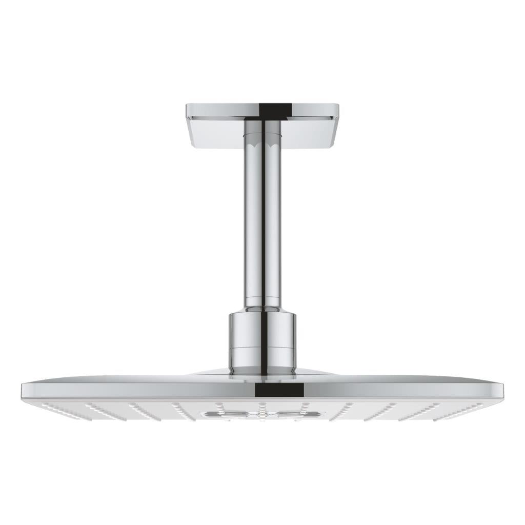 Grohe Rainshower Smartactive 310 Cube Tepe Duşu Seti 142 Mm, 2 Akışlı, Krom-Beyaz- 26481LS0