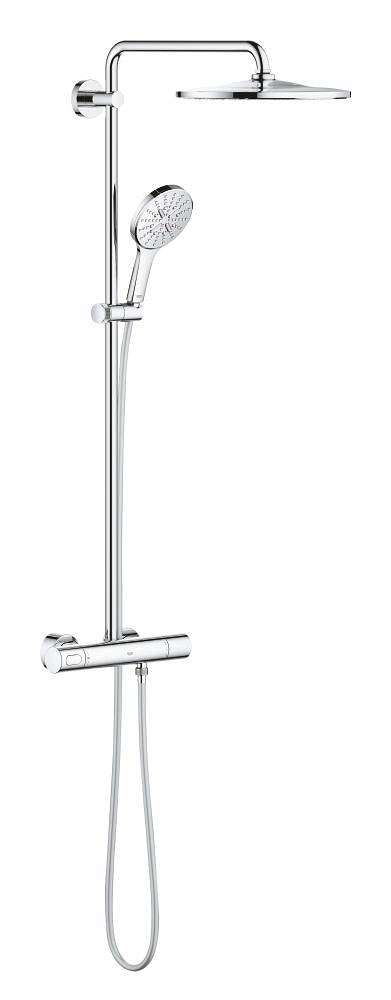 Grohe Rainshower  Smart Active 310 Duvara Monte Termostatik Bataryalı Duş Sistemi - 26648000