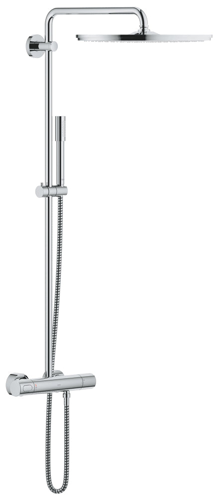 Système de douche mural Grohe Rainshower System 400 avec mitigeur thermostatique - 27174001