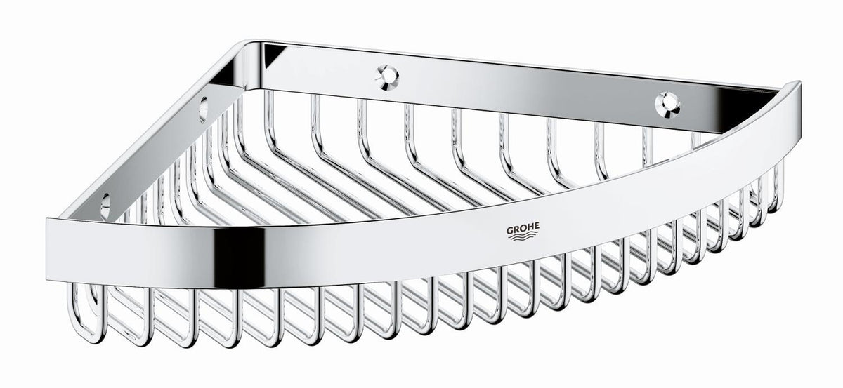 سلة زاوية معدنية حجم L Grohe Selection Cube - 40809000