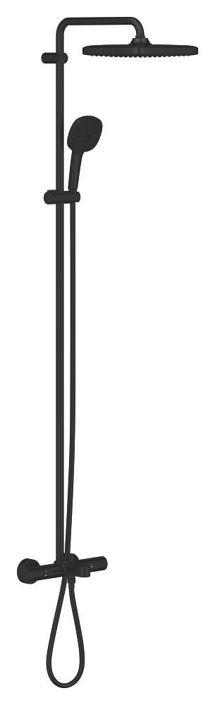 نظام دش جداري مع خلاط ترموستاتي للحمام من Grohe Tempesta System 250 Cube - 266912431