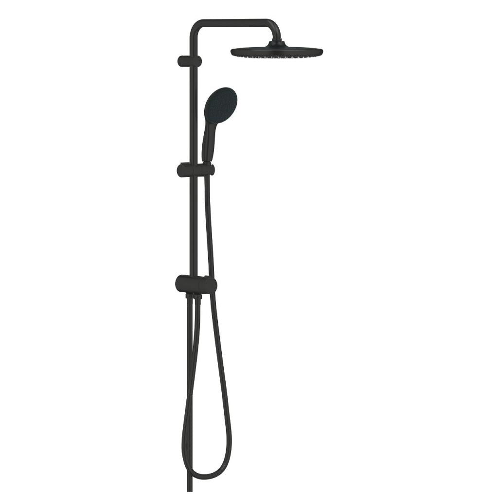 Grohe Tempesta System 250 Duvar Bağlantılı, Divertörlü Duş Sistemi Mat Siyah - 269802431