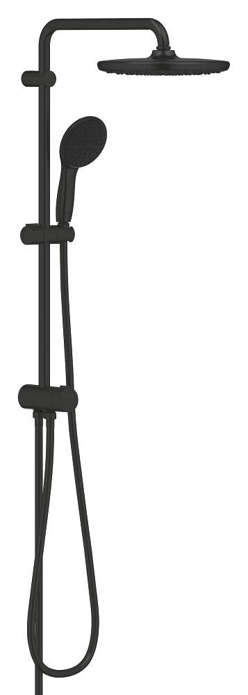 Système de douche mural avec inverseur Grohe Tempesta System 250 noir mat - 269802431