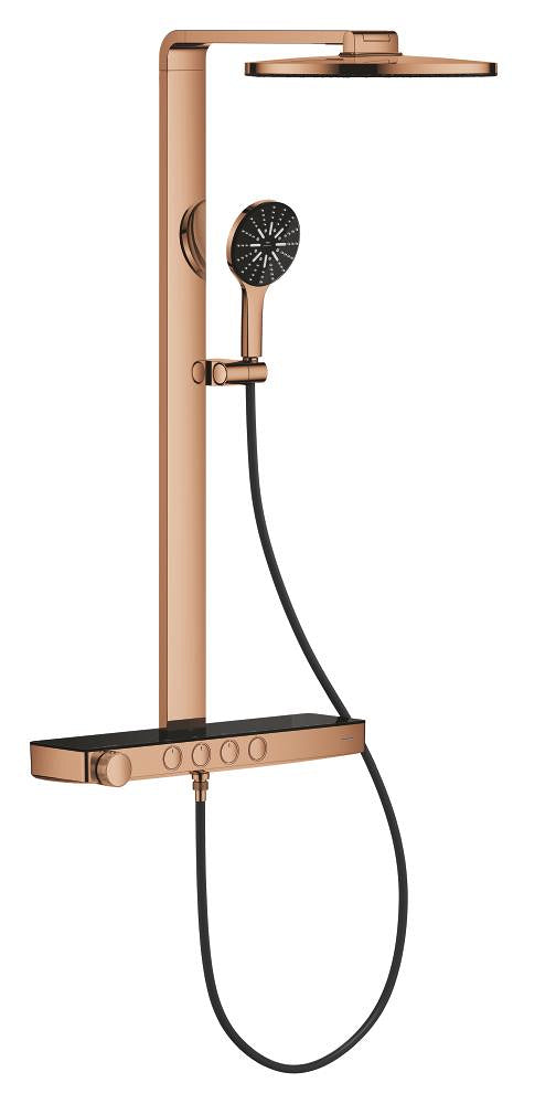 Grohe Rainshower  Aqua  Pure Duvara Monte Termostatik Bataryalı Duş Sistemi - 100964DA00