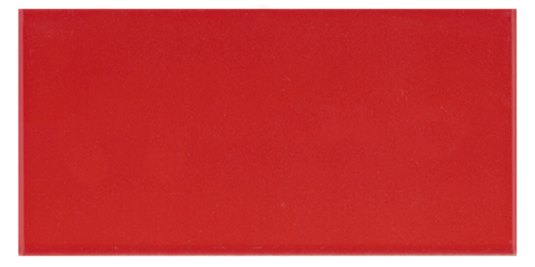 Art Mosaic Flat 7,5x15 / 3”x6” Red Matt Duvar Karosu
