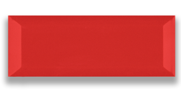 Art Mosaic Metro 10x30 / 4”x12” Red Glossy Duvar Karosu
