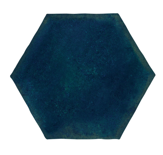 Art Mosaic Antic Hexagon 15x17 / 6"  Navy Glossy Duvar Karosu