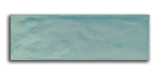 Art Mosaic Bumpy 10x30 / 4”x12” Aqua Glossy Duvar Karosu