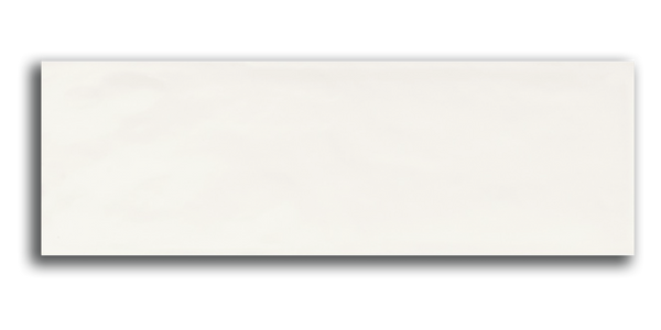 Art Mosaic Bumpy 10x30 / 4”x12” White Glossy Duvar Karosu