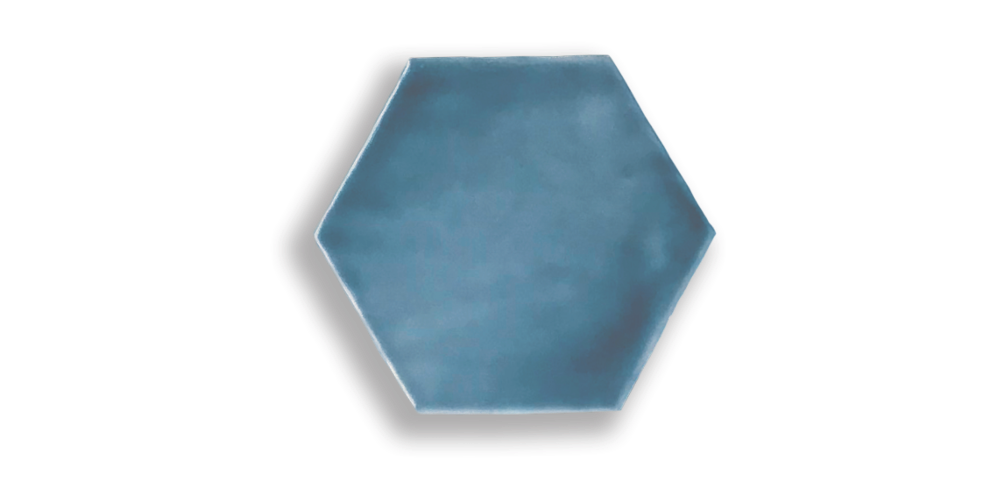 Art Mosaic Artisan Hexagon 15x17 / 6"  Ocean Glossy Duvar Karosu