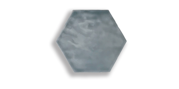 Art Mosaic Artisan Hexagon 15x17 / 6"  Carbone Glossy Duvar Karosu