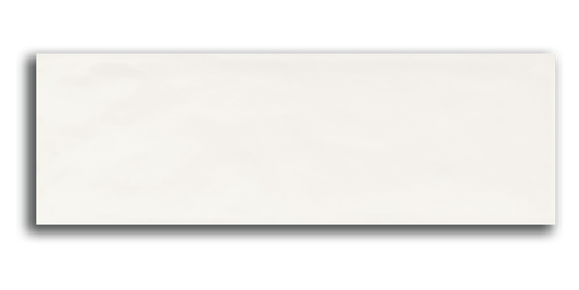 Art Mosaic Bumpy 10x30 / 4”x12” White Matt Duvar Karosu