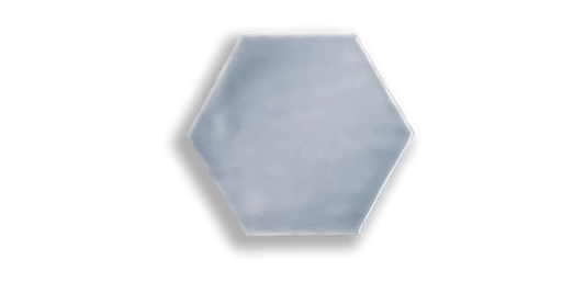 Art Mosaic Artisan Hexagon 15x17 / 6"  Smoke Glossy Duvar Karosu