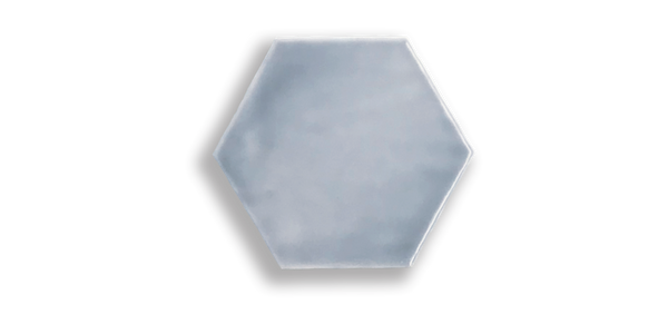 Art Mosaic Artisan Hexagon 15x17 / 6"  Smoke Glossy Duvar Karosu