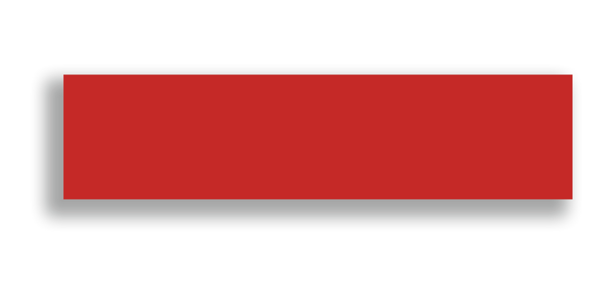 Art Mosaic Flat 7,5x30 / 3"x12" Red Glossy Duvar Karosu
