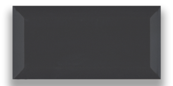 Art Mosaic Metro 10x20 / 4”x8” Dark Grey Glossy Duvar Karosu
