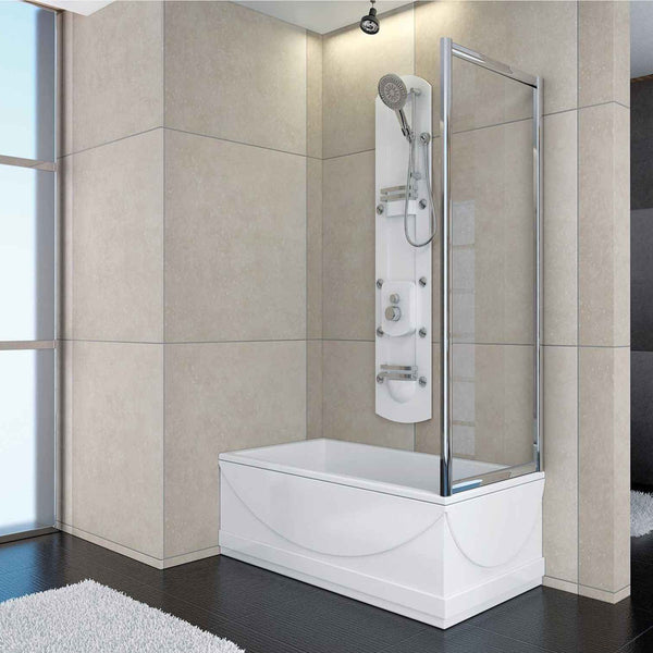 60x70 Sır-Lüks Küvet Üstü Yan Panel Duşakabin